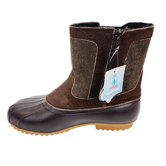 Propet Womens Insley Cold Weather Duck Inspired Boots Size 11X(2X) Wide NEW - Picture 1 of 16